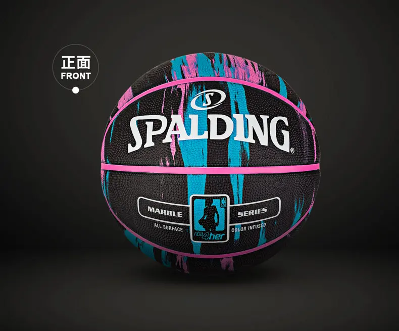 SPALDING мужской женский баскетбольный мяч размер 6 тренировочный открытый официальный мяч Баскетбольный мяч 83-878Y