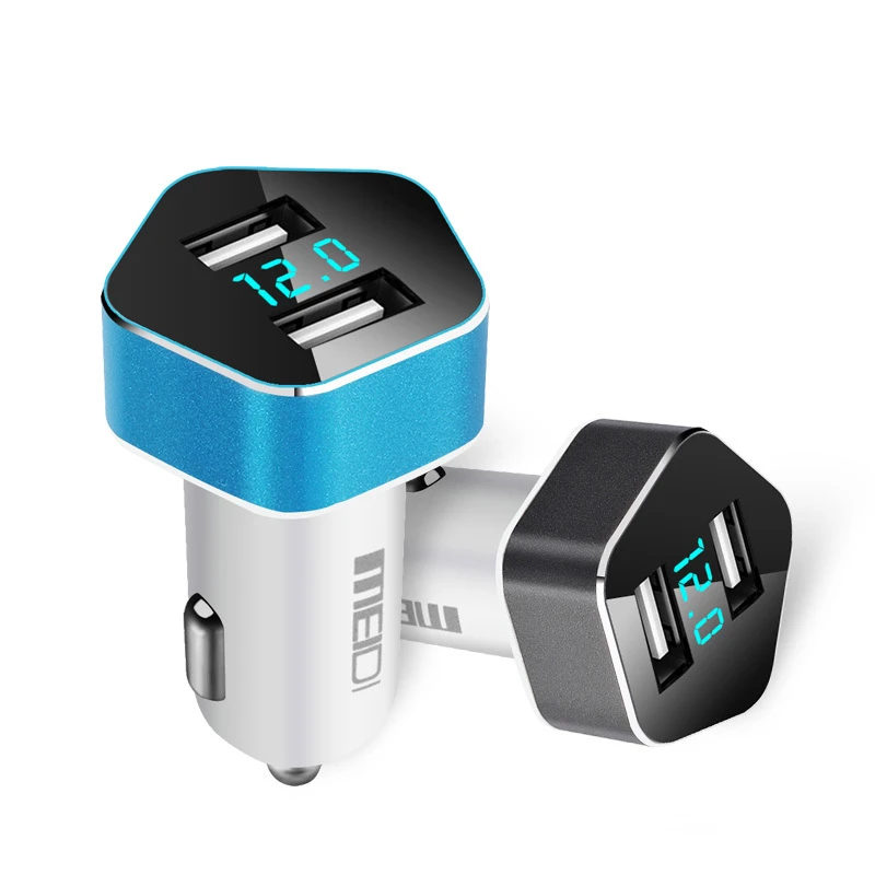 Универсальное автомобильное быстрое зарядное устройство 2 4 А с двумя USB-портами