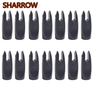 Наконечники для стрел из лука 100 шт., пластиковые наконечники для стрел 932 мм, вал для стрел для тренировок на открытом воздухе, аксессуары для стрел