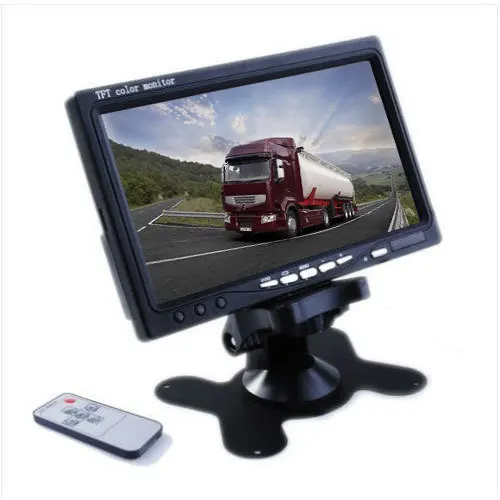 7&quot inch TFT LCD Color Car Rear view Monitor For DVD VCR Camera + Remote Control | Автомобили и мотоциклы