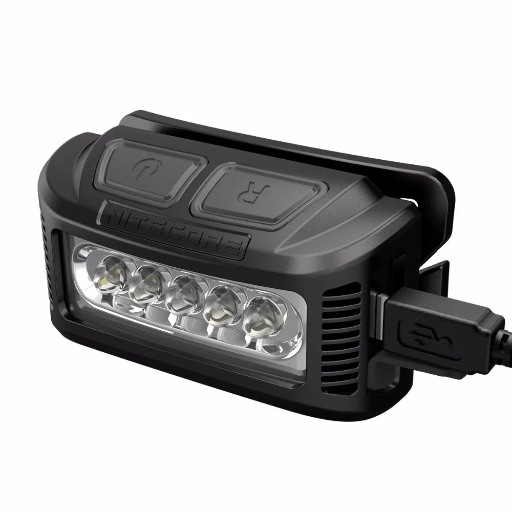 NITECORE NU10 Перезаряжаемые фар Макс 160 люмен Легкий поиск Фара Луч бросать 35 м фары