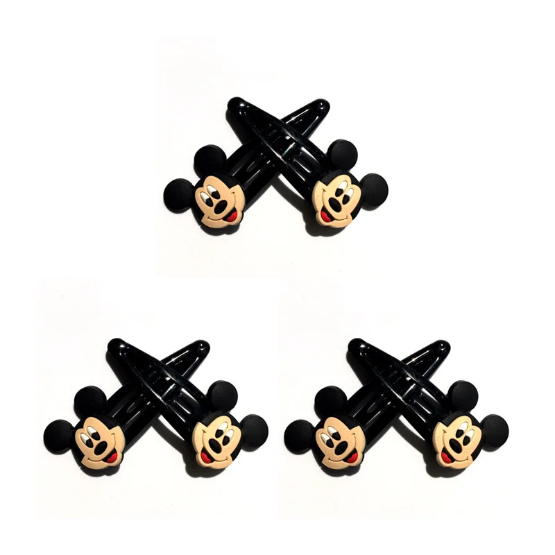 2017-04 Популярные заколки для волос с рисунком Микки и Минни; Новинка; заколки для волос для маленьких девочек; детские заколки для волос; аксессуары для головных уборов; подарки на Рождество и вечеринку для детей - Цвет: 2017-04