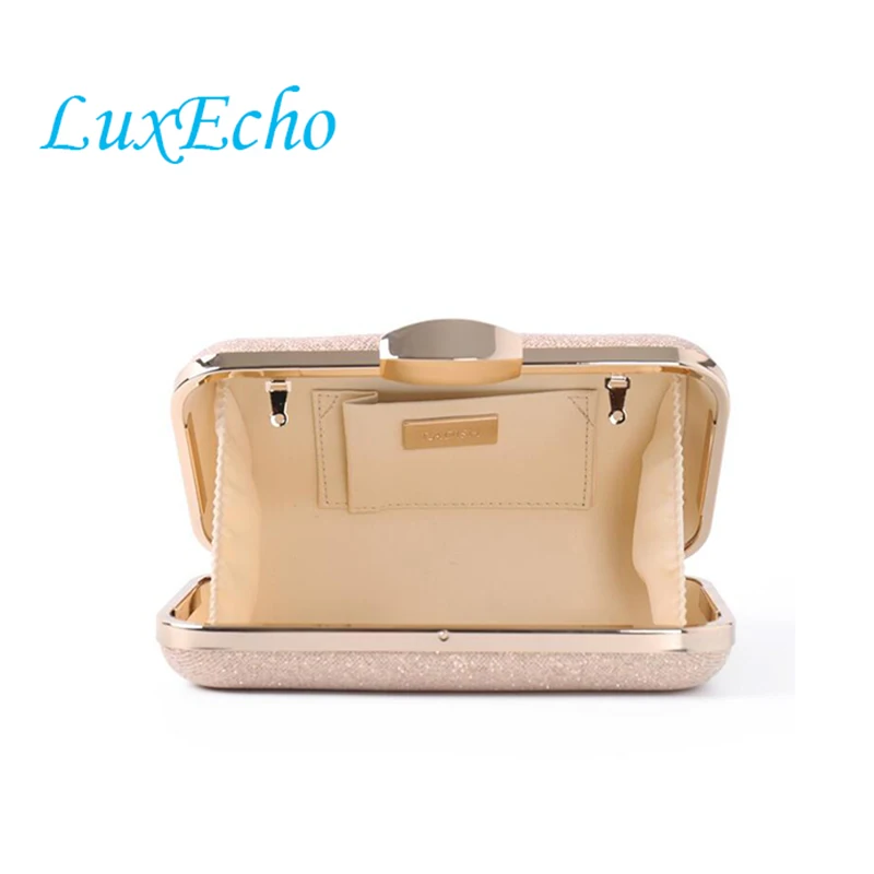 Сумка LuxEcho женская на плечо из розового золота с одной цепочкой|chain bag|fashion shoulder
