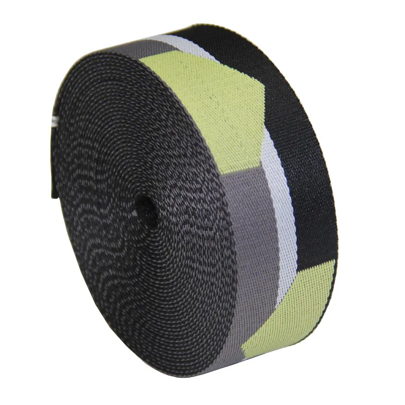 New Design High Quality 50mm 2 Inch Polyester Jacquard Webbing For Bag Strap 1.4mm Thickness | Дом и сад