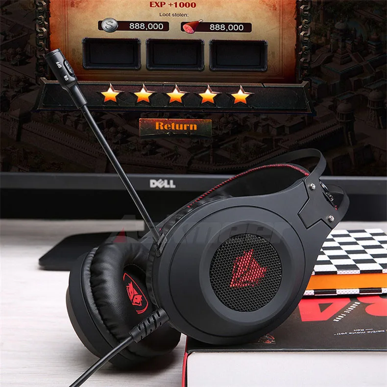 XIBERIA бренд Игровые наушники NUBWO N2U Проводная USB гарнитура геймер с микрофоном Регулятор громкости светодиодный для компьютера ноутбука fone