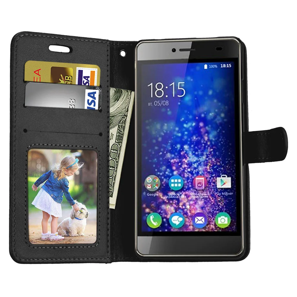Card Wallet Flip PU Leather 5.0For BQ 5070 Magic Case For Cell Phone Back Cover | Мобильные телефоны и аксессуары