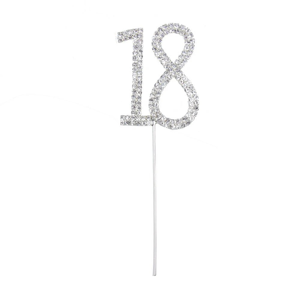 Сладость Bling Diamond Double number/number Torte торт Декор для дня рождения юбилея свадьбы
