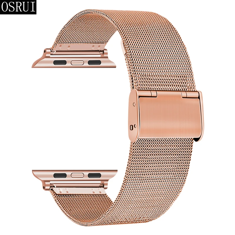 Ремешок для apple watch band 42 мм 38 correa iwatch 3 2 44 40 Миланская петля браслет pulseira 4
