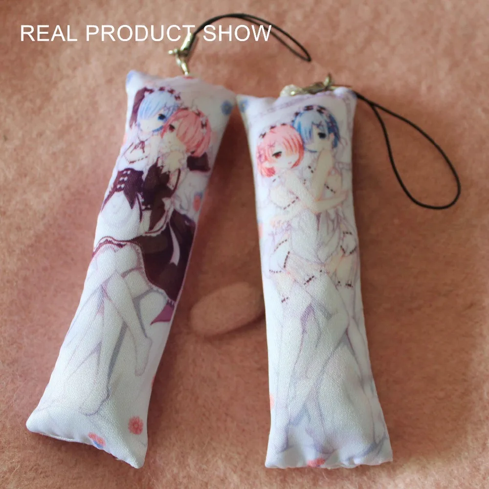 Go в виде милого героя аниме мини Dakimakura брелок подушка с орнаментом телефон ремень