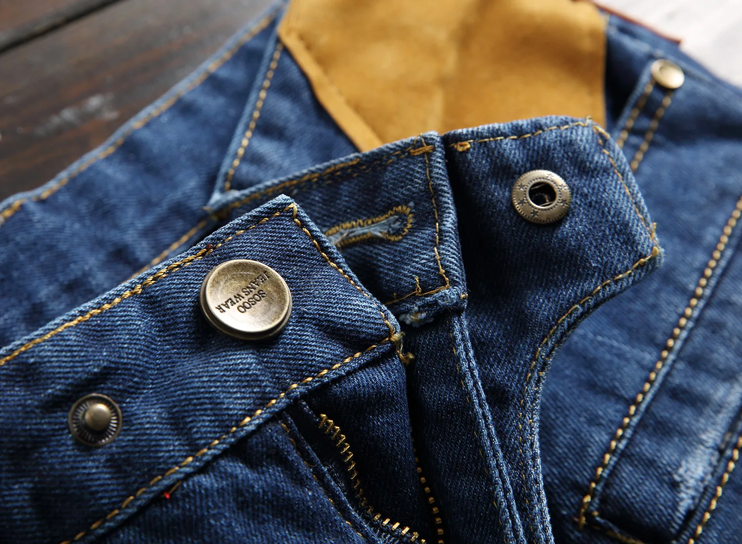 QMGOOD Men's Jeans Patch Stitching Ripped Denim Hip Hop Male Straight Slim Beggar Hole Silm Pants Men Fashion | Мужская одежда