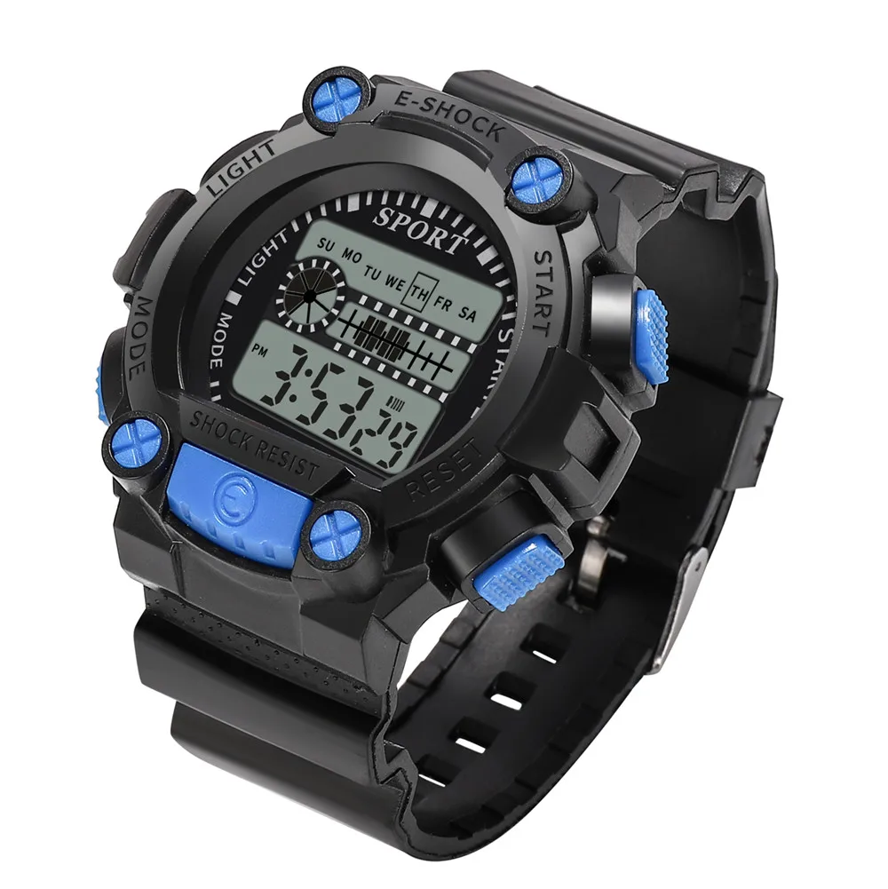 Мужские Аналоговые Цифровые Военные военные спортивные часы светодиодный