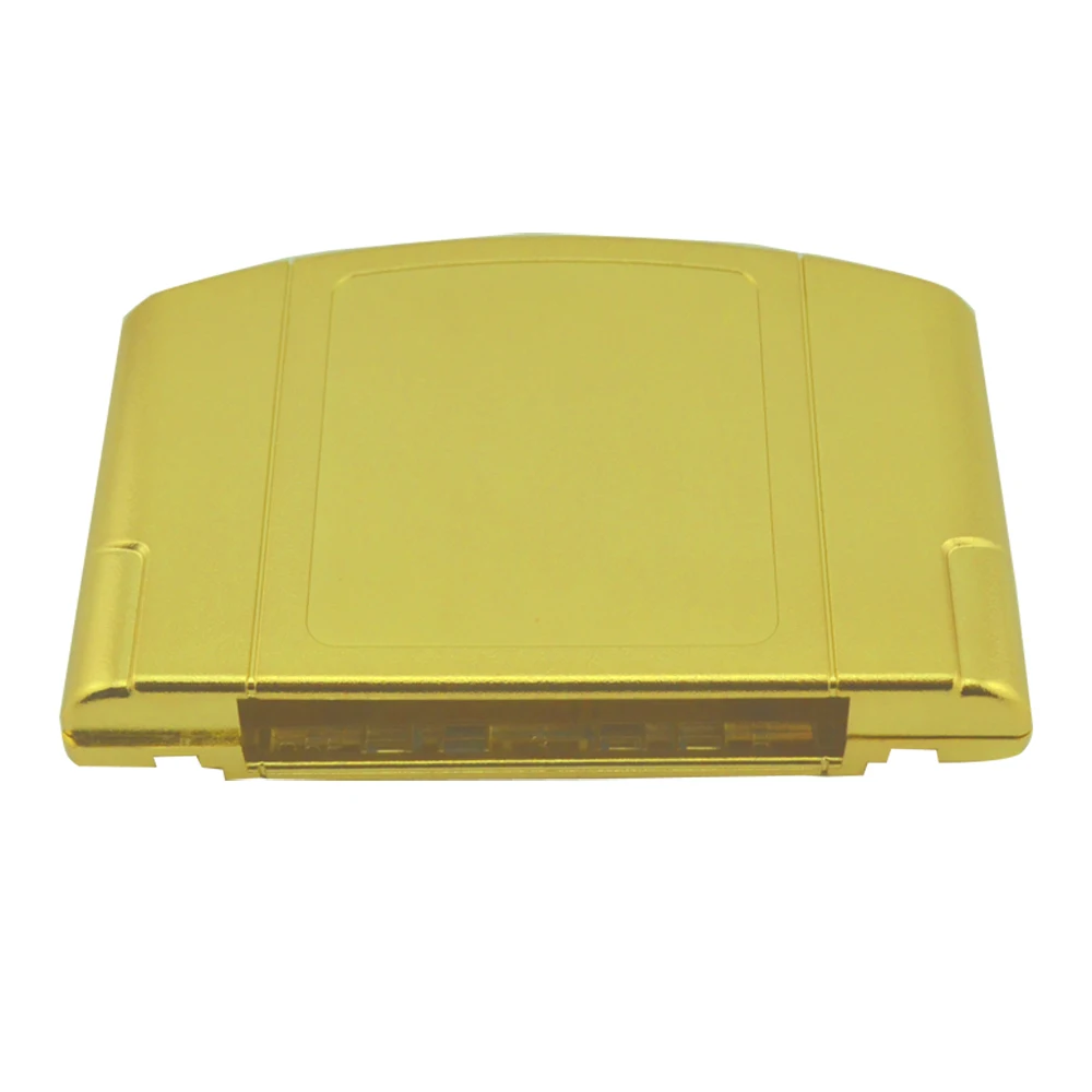 

50 pcs a lot Gold plating Replacement Game Card Shell for N-64 Game Cartridge Cover Plastic Case