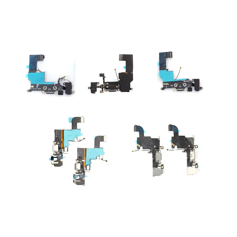 Новый зарядный порт USB док станция разъем Замена для iPhone 4 4S 5 5S SE 6 6S аудио гибкий