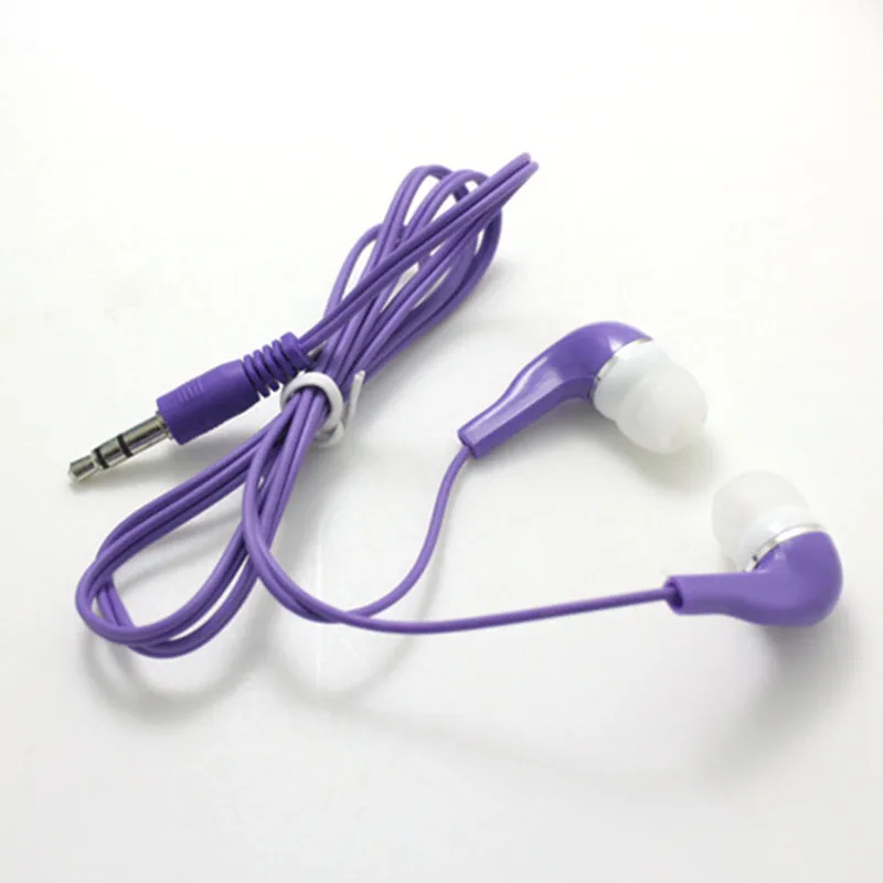 Wired headset 3.5mm In-ear Earbuds earphone with Mic 3 colors White plug For iphone xiaomi All audio devices Bass High sound | Электроника