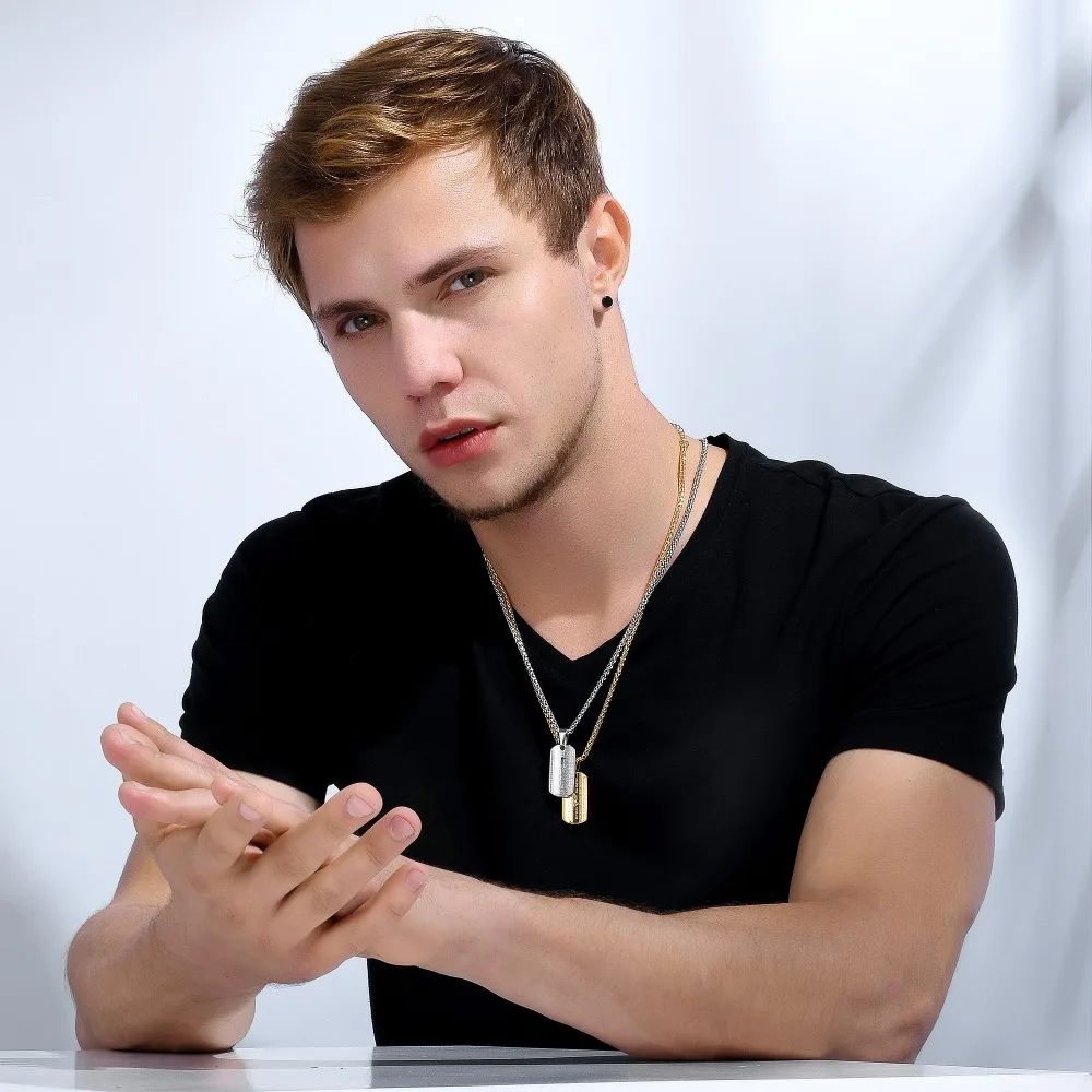 Ожерелье с молитвенными руками U7 серебряного цвета из нержавеющей стали хип хоп