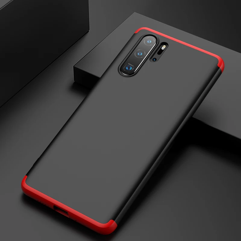 Case For Huawei P30 Pro Cover 3 IN 1 Luxury hard PC Protection full Phone Back Shell sFor Cases Coque Fundas | Мобильные телефоны и