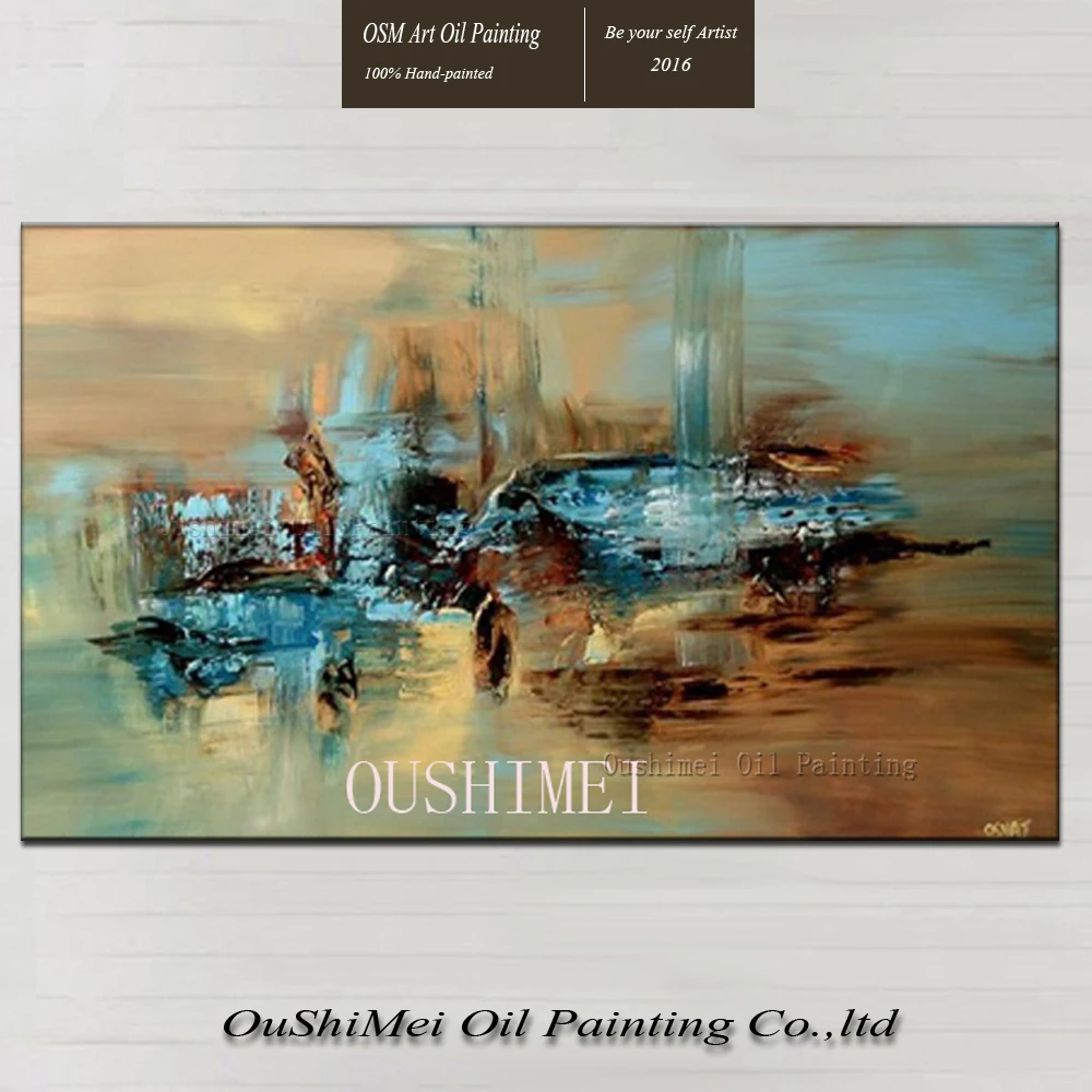 

Handmade Abstract Oil Paintings On Canvas Hang Picture for Living Room Wall Decor Modern Art Creation Pictures Craft Home Decor