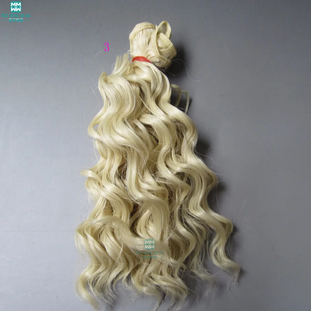 1 шт. 15 см и 25 * 100 рулоны искусственной шерсти для кукол подходит шарнирных 1/3 1/4 1/6/SD