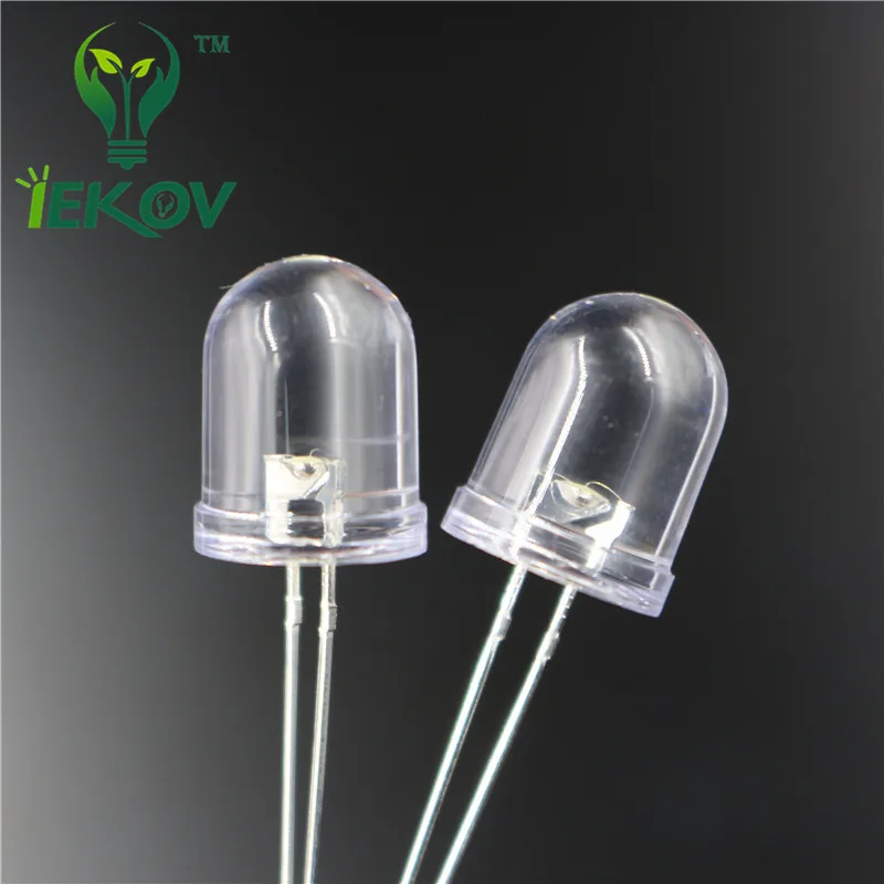 Светодиодные лампы 10 мм круглые оранжевые/Янтарные 100 шт. | Лампы и освещение