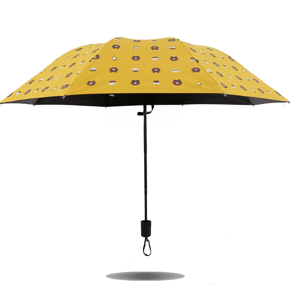 Медведь автоматический зонт дождь Для женщин Симпатичный складные зонтики