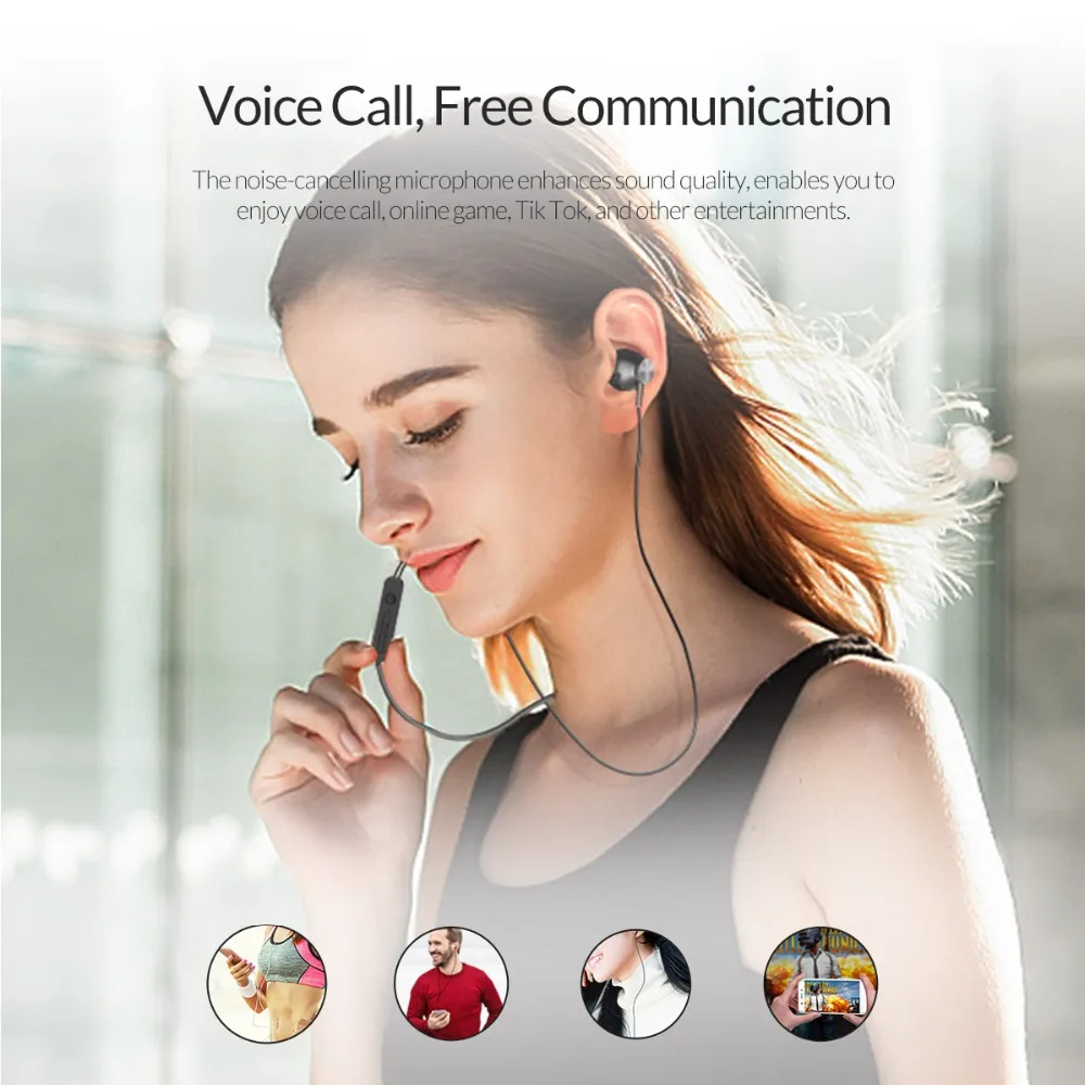 ORICO вставные проводные наушники Hi Fi стерео игровые с микрофоном для samsung iPhone huawei