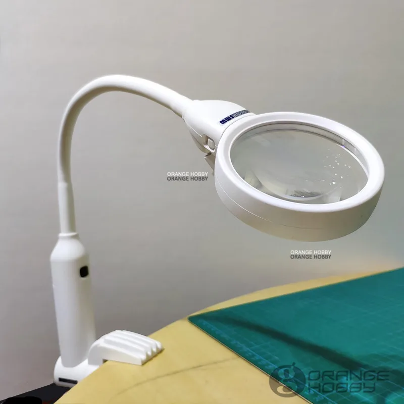 OHS MWS T7006 прикрепляемый на клипсе/настольный светодиодный лупа для хобби модели поставки инструменты аксессуары