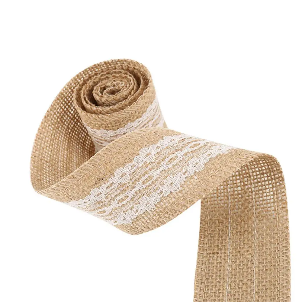9 шт./компл. винтажная кружевная лента для свадебного украшения DIY из мешковины