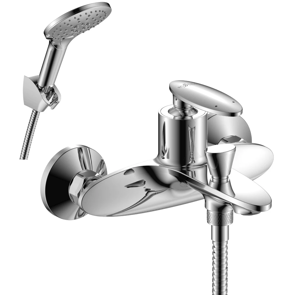 Смеситель для ванны ROSSINKA RS30 31 (Аэратор с функцией легкой очистки Керамический
