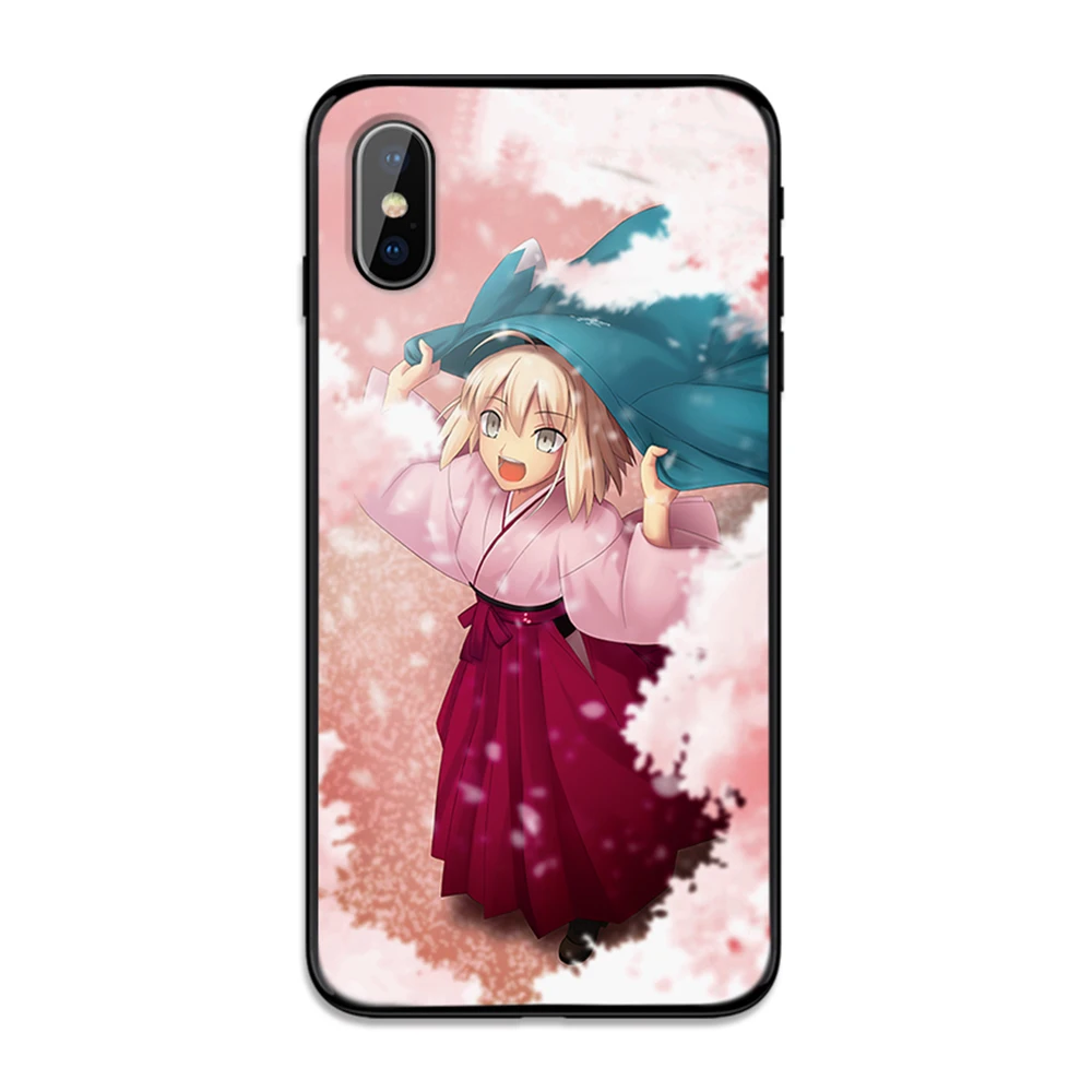 Japanese animation gorgeous changes sakura Soft TPU Case Cover for Apple iPhone 6 6S 7 8 Plus 5 5S SE X XS MAX XR Silicone Cases | Мобильные