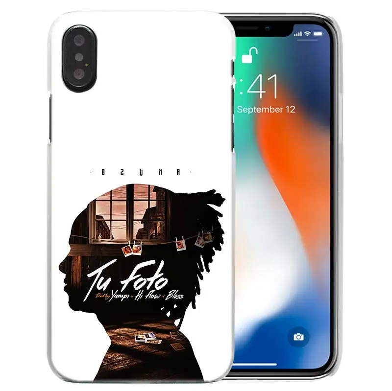 07 Чехол Singer для iPhone XS Max XR X 10 7 7S 8 6 6S Plus 5s SE 5 4s 4 5C Жесткий прозрачный пластиковый ПК Coque Cover Shell Anuel Aa Ozuna 11 - Цвет: 07