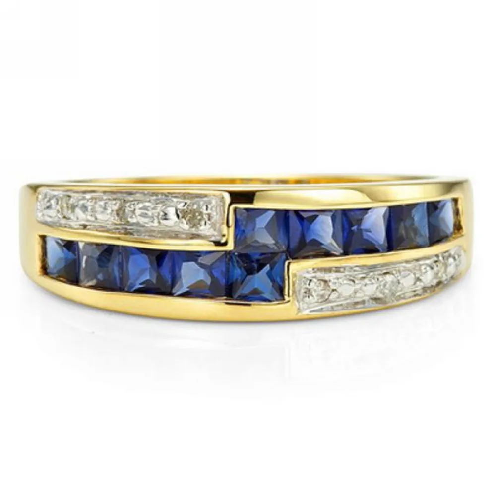 Женское кольцо с фианитом SuoHuan Золотое размер 6 10|gold filled rings|fashion rings for womenrings women |