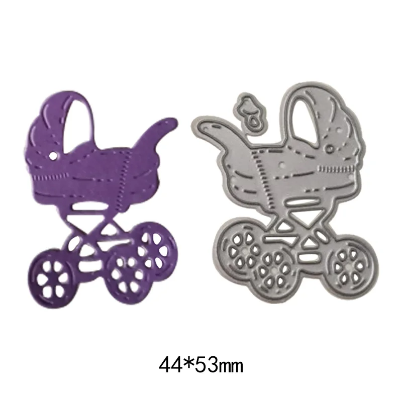 

Baby Carriage Trolley Metal steel Die Cutting Dies Stencil DIY Scrapbooking Embossing Album Cards Paper Decor Metal Craft