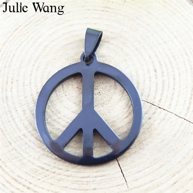 1 шт. черная подвеска Julie Wang из нержавеющей стали|Шармы| |