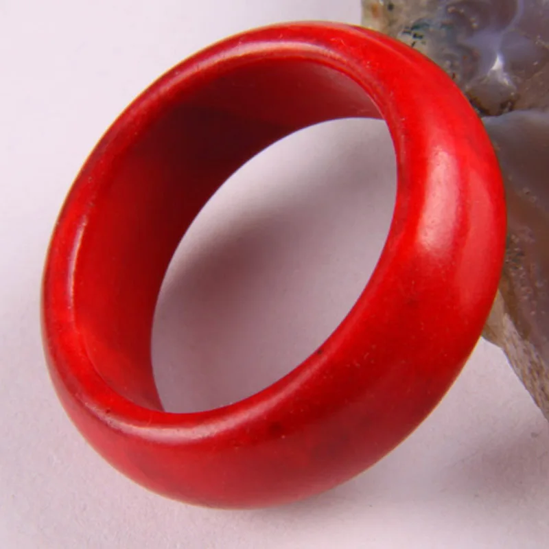 Кольцо на палец Red Howlite Размер 10 ювелирные изделия X004|size 10|ring sizering size |