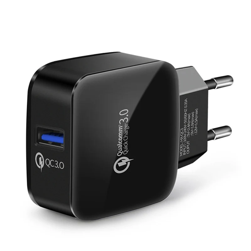 Зарядное устройство QC3.0 быстрое зарядное настенный адаптер 3 0 с тремя в одной