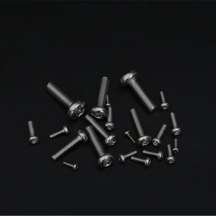 500 шт./лот винт Torx с круглой головкой из нержавеющей стали M3 * 4/5/6/8/10/12/14/16/18/20/22/25/30/35