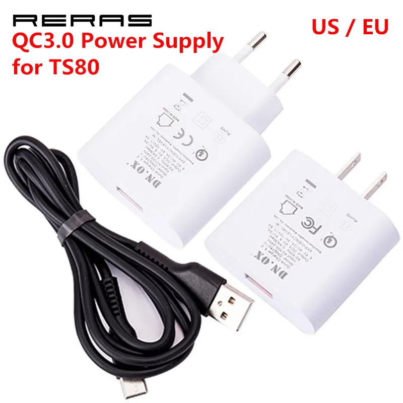 Блок питания QC3.0 USB Type C для цифровой мини паяльной станции TS80 замена от 3 6 В до 12