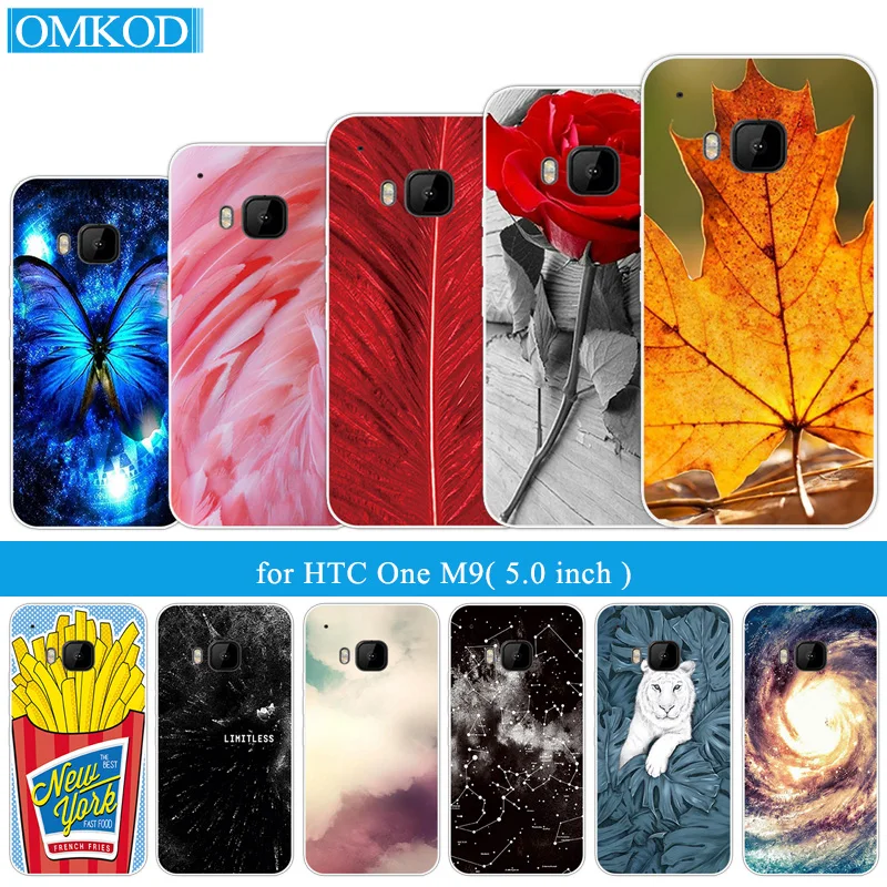 Силиконовый чехол для HTC One M9 мобильного телефона мягкий из ТПУ 5 0 дюймов one M 9