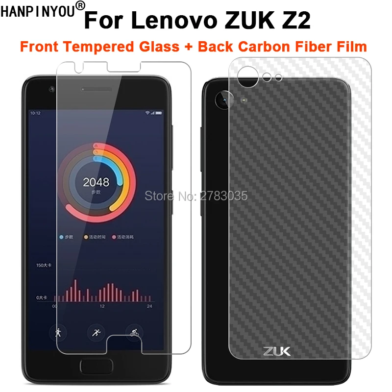 Для Lenovo ZUK Z2 5 0 &quot1 комплект = мягкая задняя пленка из углеродного волокна +
