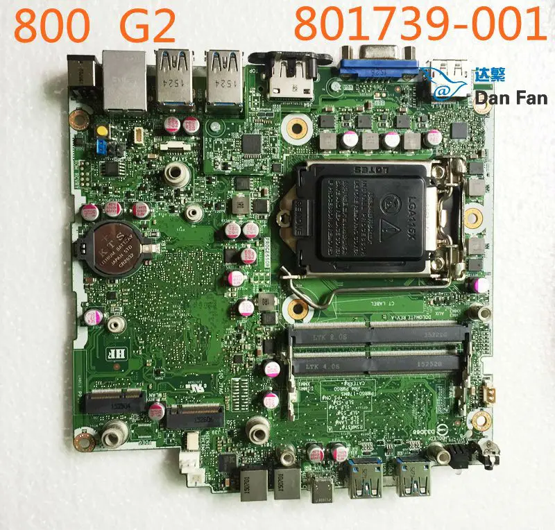 

801739-001 For HP EliteDesk 800 G2 Desktop Motherboard 810660-001 810660-501 LG1151 Mainboard 100%tested fully work