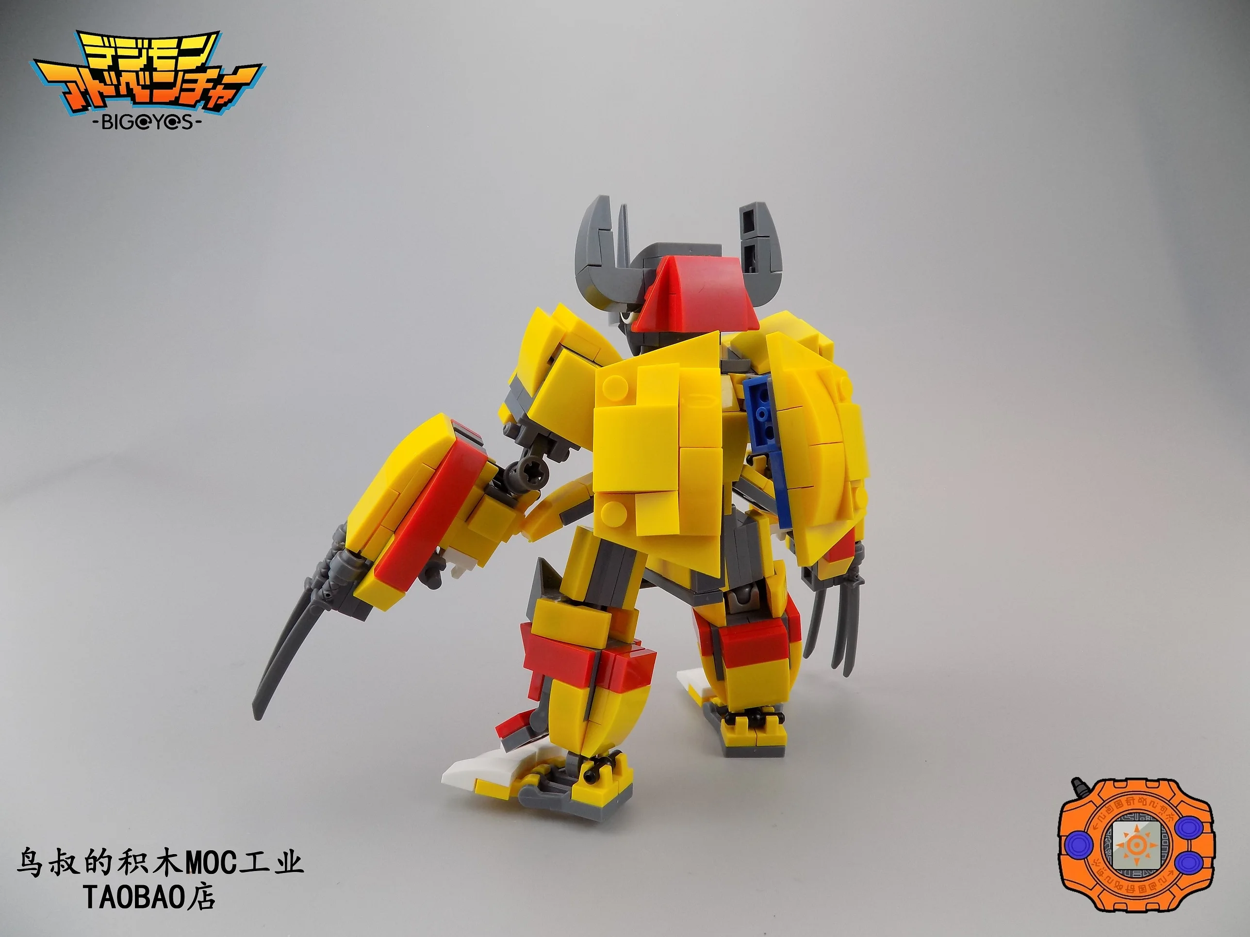 Блоки MOC совместимы с Legoelys WarGreymon Digital Monster|Игрушечные кубики| |