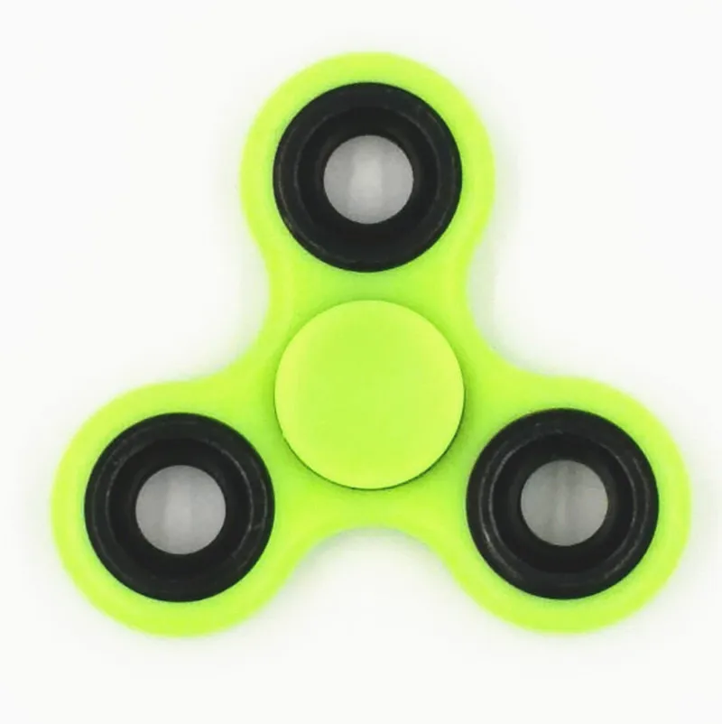 Люминесцентные 2017 Непоседа Spinner Игрушки EDC Руки Tri-Spinner Фокусировки Редуктор