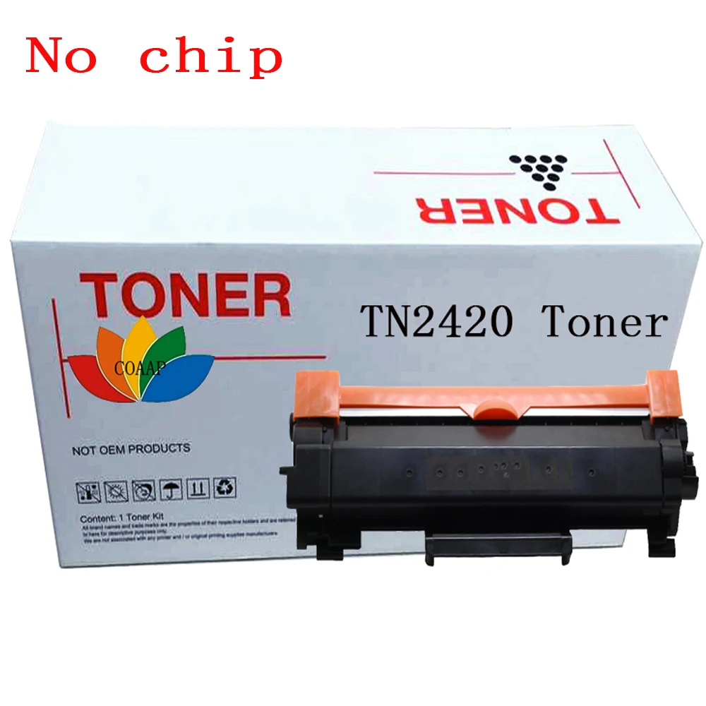 

Compatible TN-2420 Toner Cartridge (No chip) for Brother MFC-L2710DN L2710DW L2730DW L2750DW, DCP-L2550DN L2510D L2530DW L2537DW