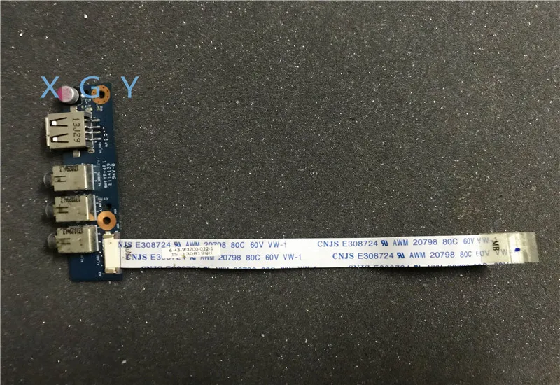 Оригинальная плата для аудиопорта USB Clevo Sager W350ST с кабелем 6 71 W35S8 D01 100% ТЕСТ ОК|Платы