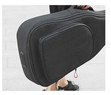 39 Inch Black 36 39 41 дюймов Сумка для гитары чехол для переноски рюкзак Оксфорд акустическая народная гитара Gig сумка чехол с двойными плечевыми лямками - Цвет: 39 Inch Black