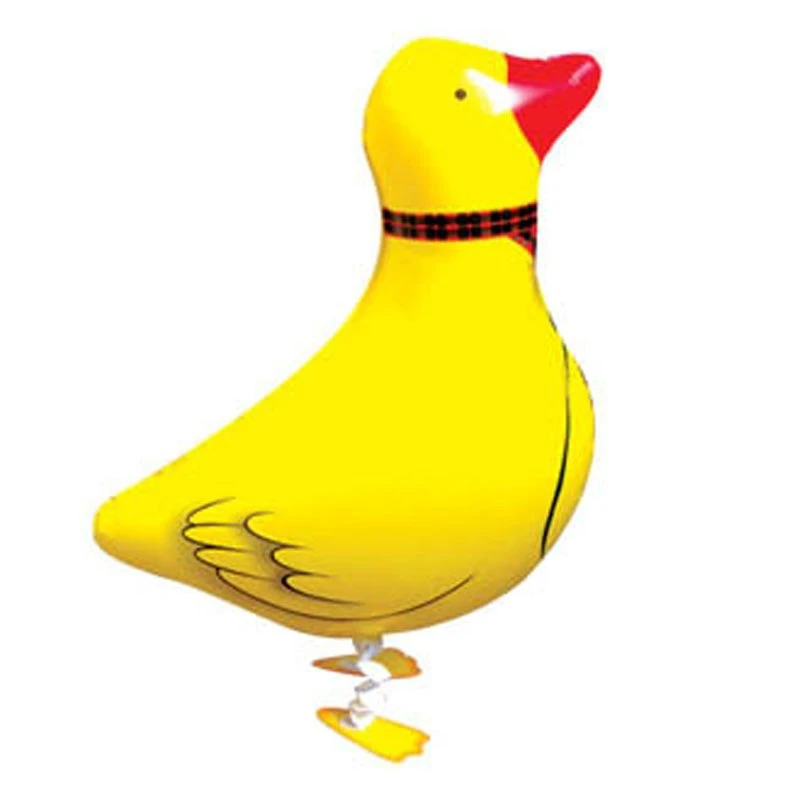 yellow duck 1 шт., прогулочные воздушные шарики в виде животных, милая кошка, собака, панда, динозавр, тигр, воздушные шары для домашних животных, игрушки для детей, игрушки для отдыха на открытом воздухе, подарок на день рождения - Цвет: yellow duck