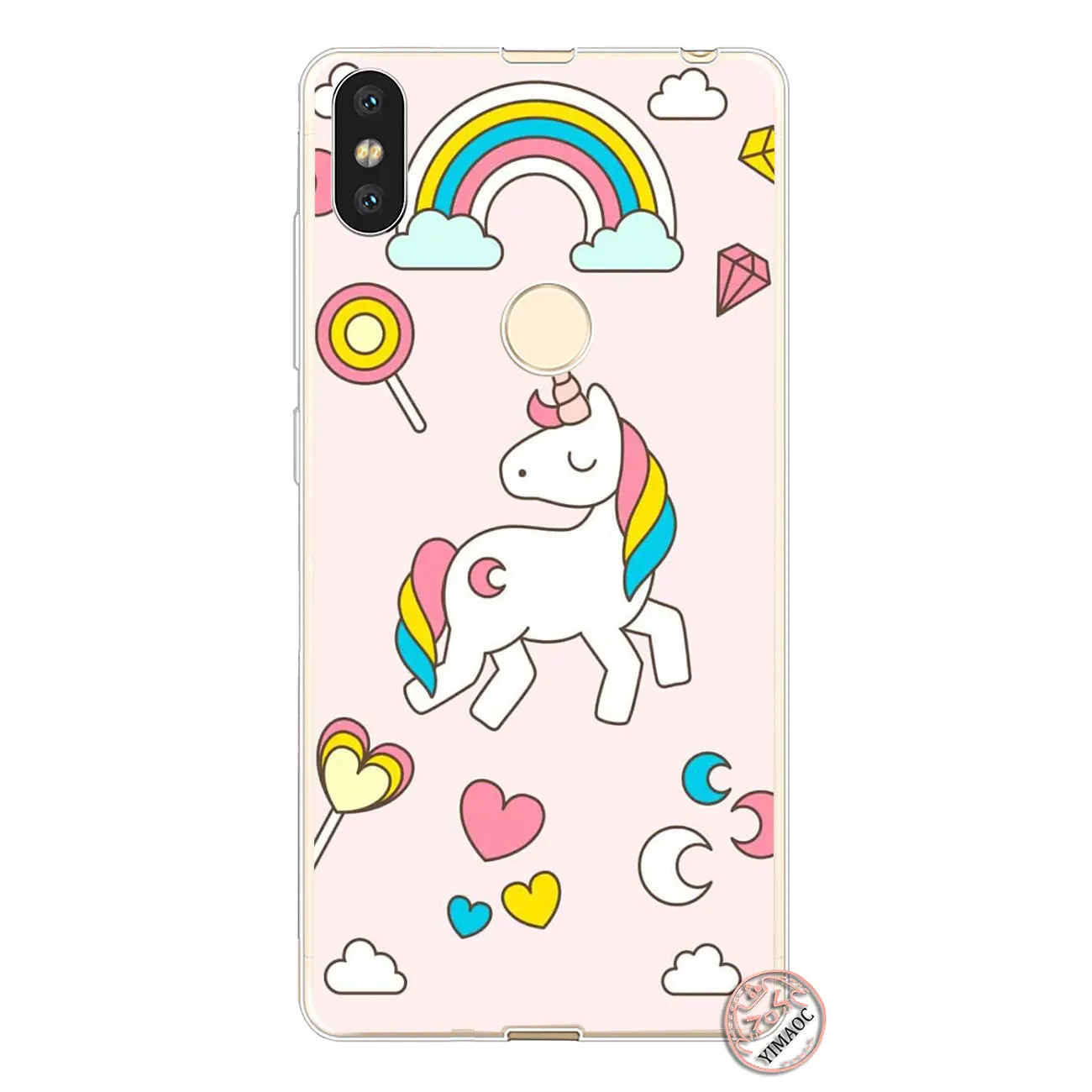 YIMAOC единорог мультфильм забавная Лошадь мягкий чехол для Xiaomi mi красный mi 8A 7A 6A 5A 4X Note 8 7 6 Pro 5 Plus - Цвет: 11
