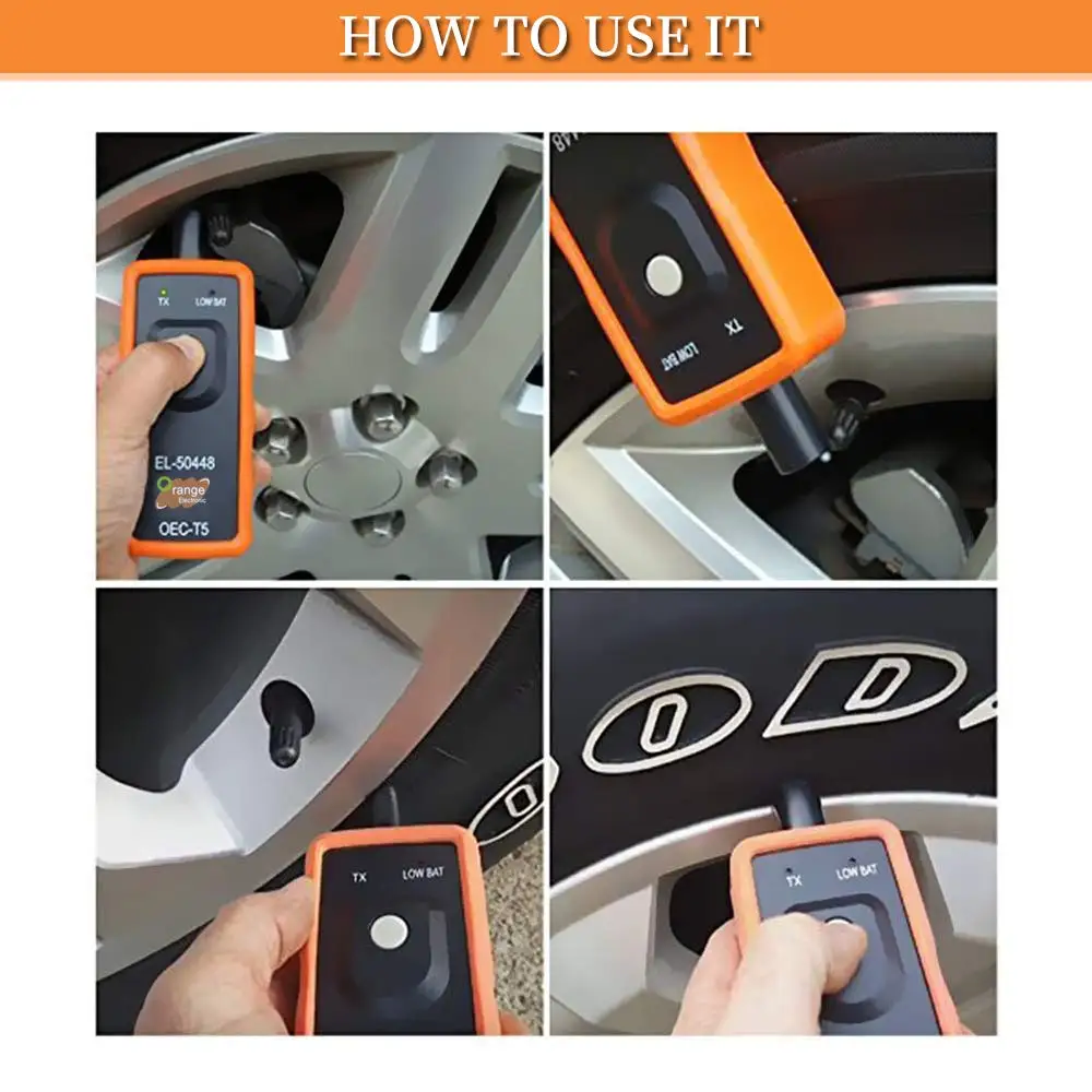 Qeepei EL 50448 Автомобильный датчик контроля давления в шинах TPMS Relearn инструмент
