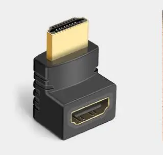 SeenDa HDMI разъем позолоченный Мужской Женский HDMI адаптер 4K конвертер удлинитель 270 90 градусов под прямым углом для 1080P HDTV - Цвет: Up