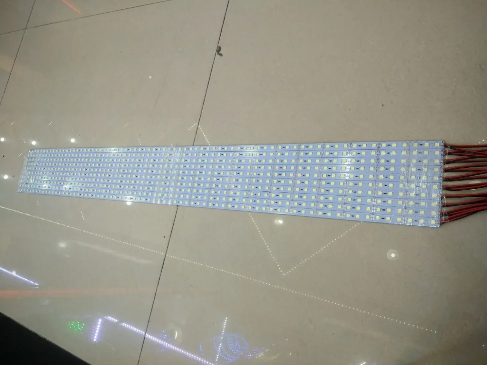 Светодиодная жесткая лента SMD5050 10 шт. * 50 см 5050 свет оптовая продажа с завода 12 В